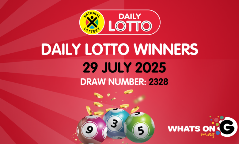 Congratulations to the Daily Lotto Winners for 29/07/2025
