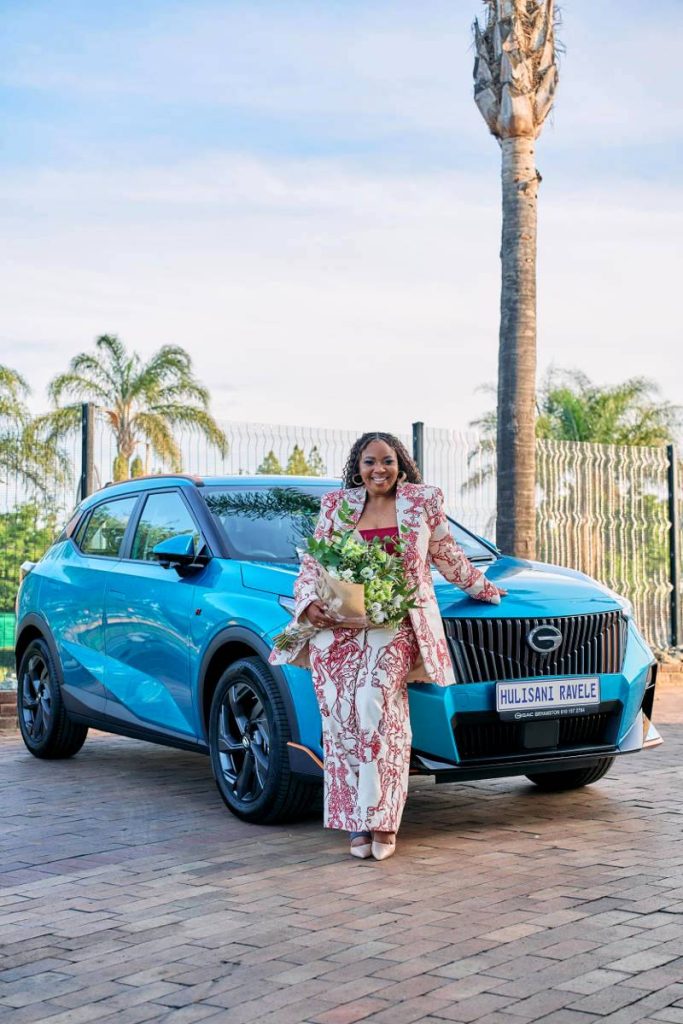 Gauteng News Image: Hulisani Ravele GAC Motors Brand Ambassadorship