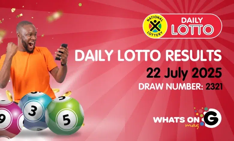 Ithuba Daily Lotto Results for 22/07/2025
