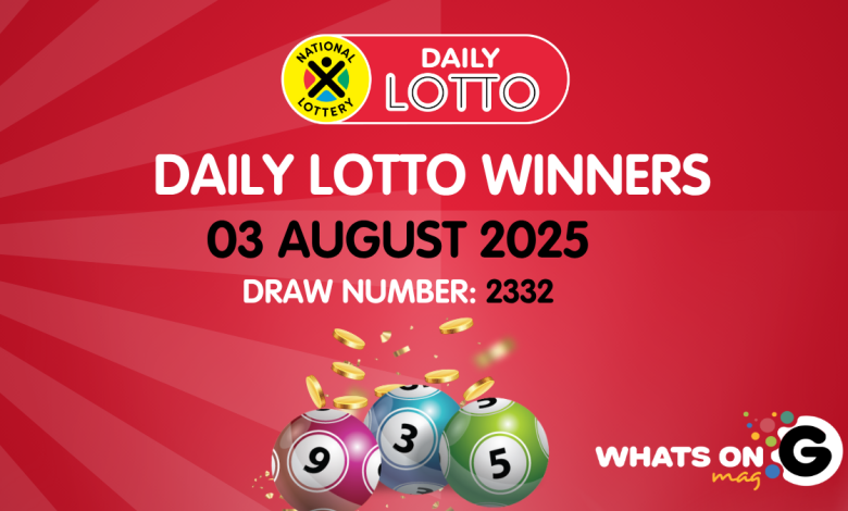 Congratulations to the Daily Lotto Winners for 03/08/2025