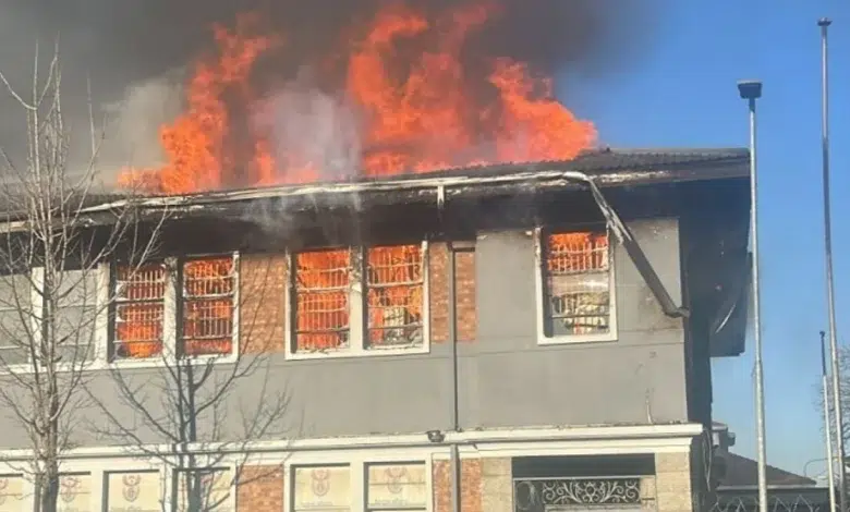 Germiston Home Affairs Building Set Alight During Protest