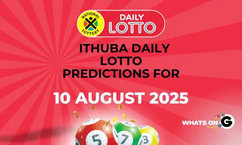 Ithuba Daily Lotto Predictions for 10/08/2025
