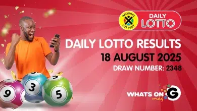 Ithuba Daily Lotto Results for 18/08/2025
