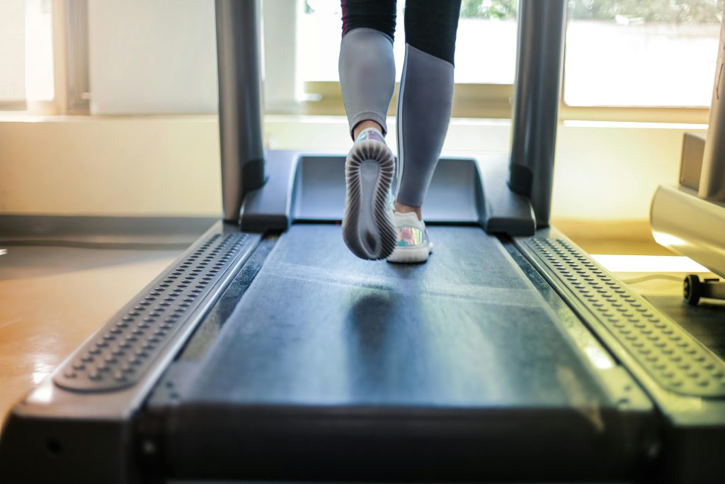 Photo Of Person Using Treadmill from Pexels