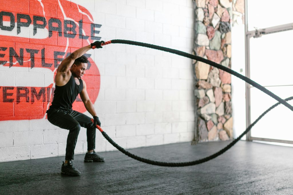 A Man Doing Workout from Pexels