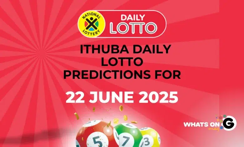 Ithuba Daily Lotto Predictions for 22/06/2025
