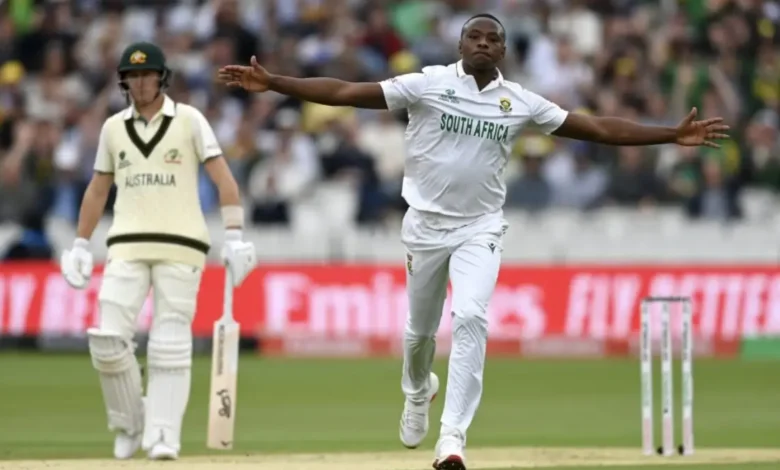 Kagiso Rabada Shines Amid Proteas’ Collapse on Dramatic Opening Day of Test Final