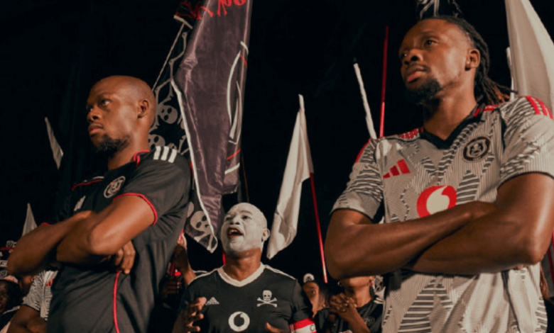 Orlando Pirates Home and Away football kits by adidas
