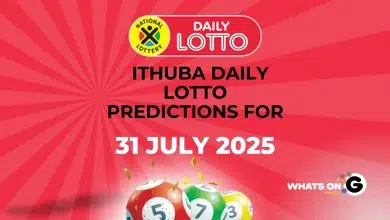 Ithuba Daily Lotto Predictions for 31/07/2025