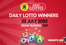 Congratulations to the Daily Lotto Winners for 22 July 2025