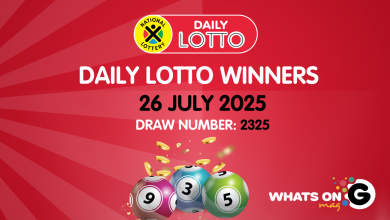Congratulations to the Daily Lotto Winners for 26/07/2025