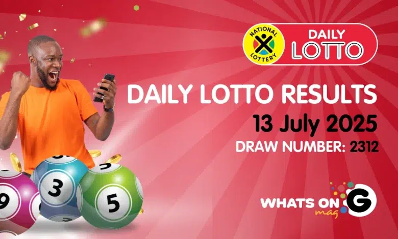 Ithuba Daily Lotto Results for 13/07/2025