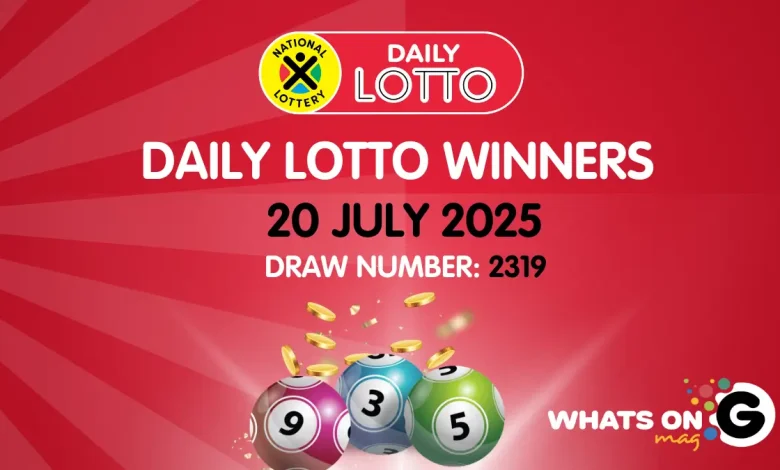 Ithuba Daily Lotto Results For 20/07/2025