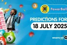 Ithuba Powerball Predicitions For 18/07/2025