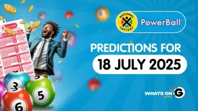 Ithuba Powerball Predicitions For 18/07/2025