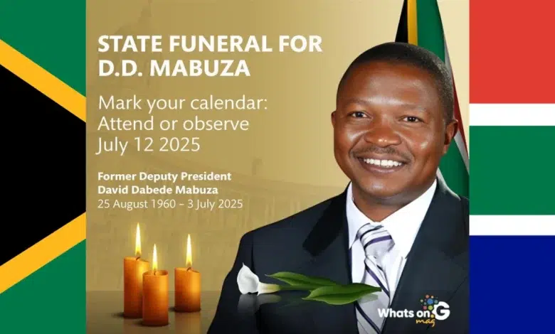 Mabuza’s Final Journey: Funeral to Be Held This Weekend