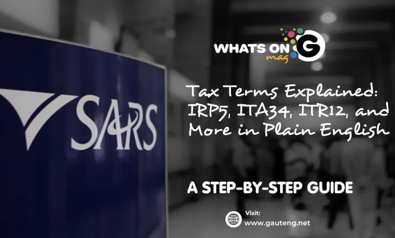 Tax Terms Explained: IRP5, ITA34, ITR12, and More in Plain English