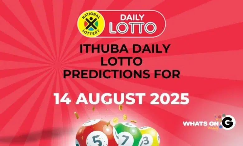 Ithuba Daily Lotto Predictions for the Draw on 14/08/2025