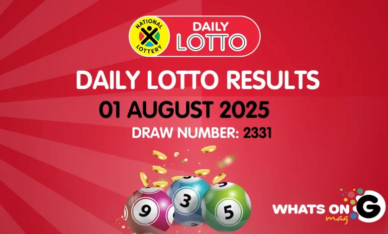 Ithuba Daily Lotto Results for 01/08/2025