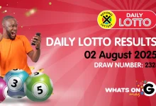 Ithuba Daily Lotto Results For 02/08/2025