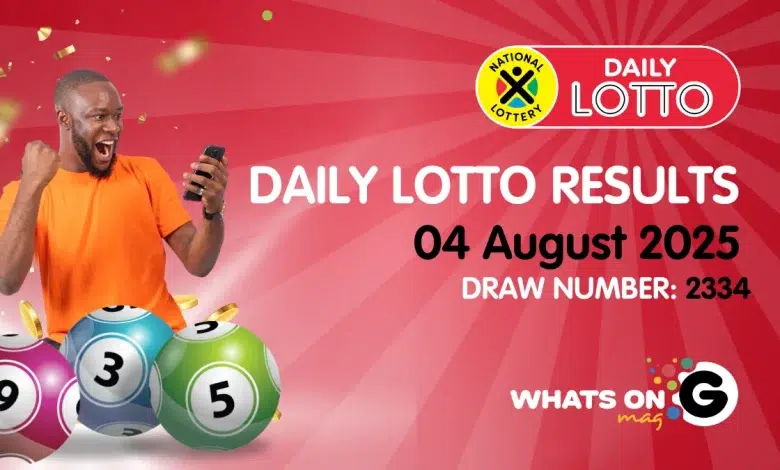 Ithuba Daily Lotto Results for 04/08/2025